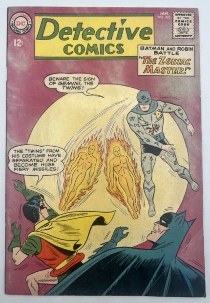 DETECTIVE COMICS #323 1964-Zodiac Master BATMAN-DC-incomplete Comics Book: DETECTIVE COMICS #323 1964-Zodiac Master BATMAN-DC-incomplete
