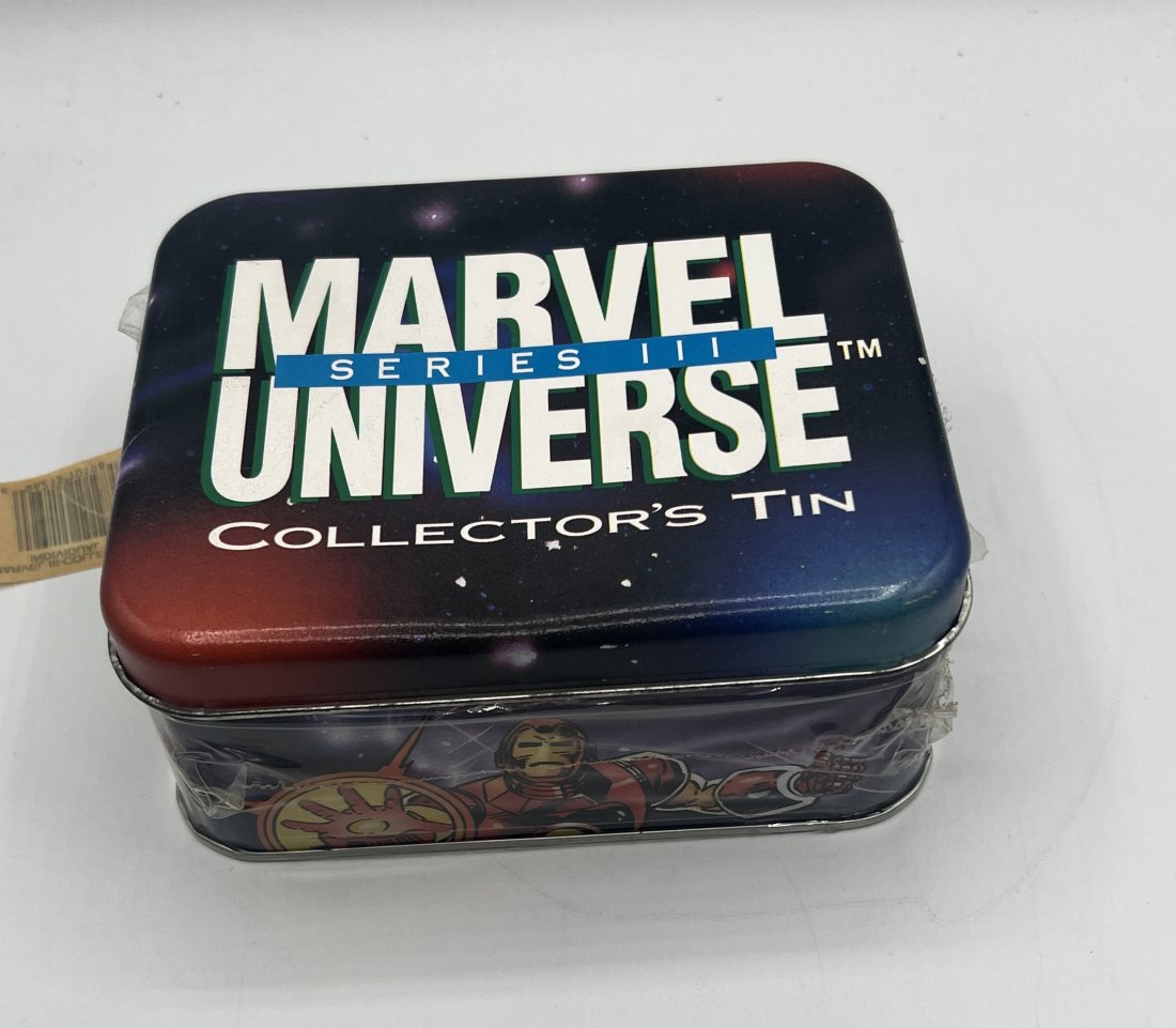 Marvel Universe Series cards Sealed Collector's Tin. (Rare) trading card: Marvel Universe Series cards Sealed Collector's Tin. (Rare)