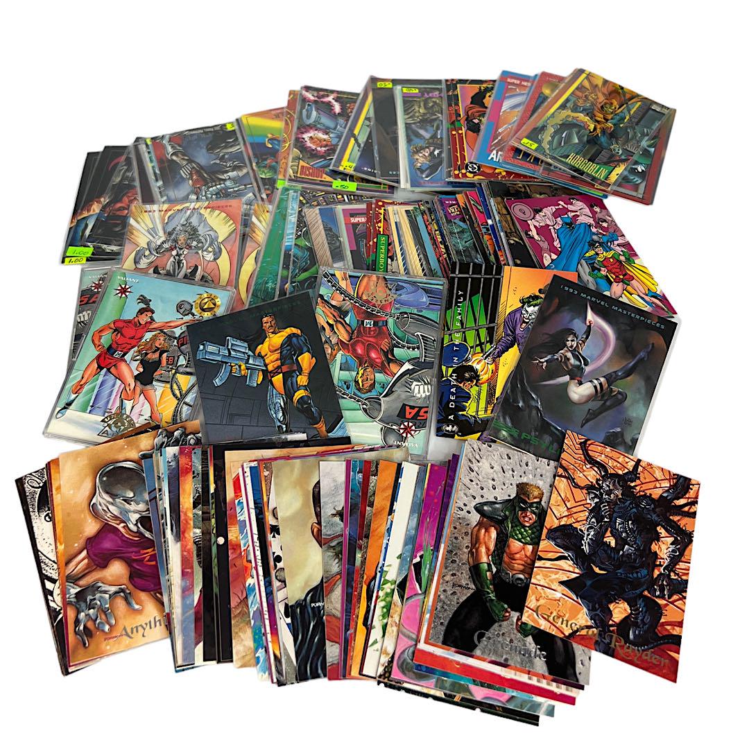 SET OF MALIBU COMIC TRADING CARDS, MARVEL AND MIXED CARDS (1 of 6)