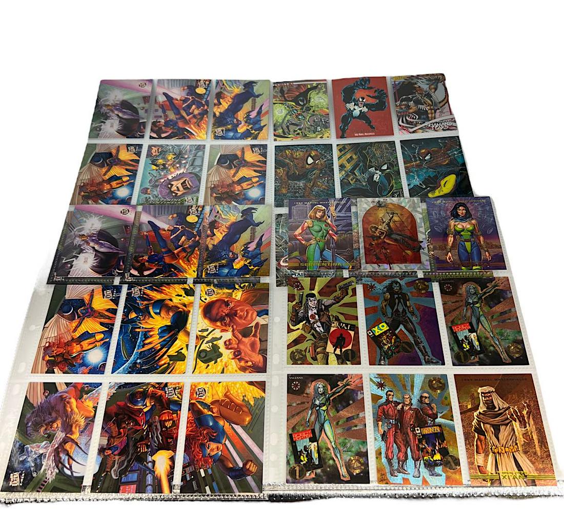 SET OF MARVEL COMIC CARDS, RARE TRADING CARDS 36 CARDS (1 of 6)