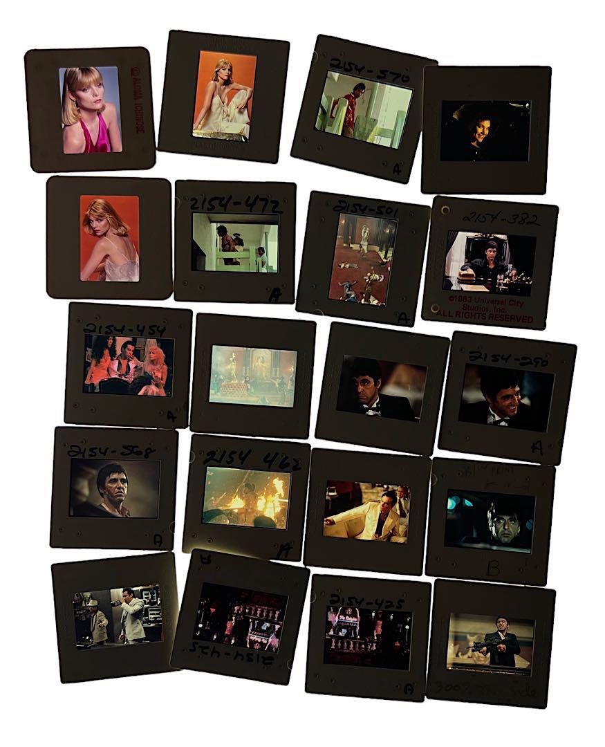 AL PACINO SCARFACE 1983 ORIGINAL STUDIO 35mm FILM SLIDE LOT OF 20 (1 of 5)