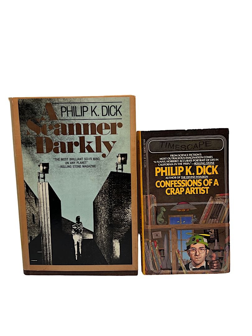 A Scanner Darkly Dick, Philip K.  BOOK Very Good Hardcover, CONFESSIONS OF A CRAP ARTIST (1 of 5)