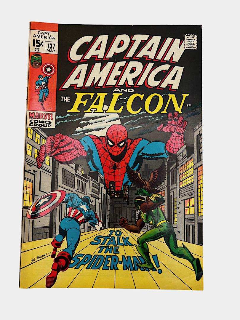 MARVEL COMIC BOOK CAPTAIN AMERICA 137 1971: MARVEL COMIC BOOK CAPTAIN AMERICA 137 1971