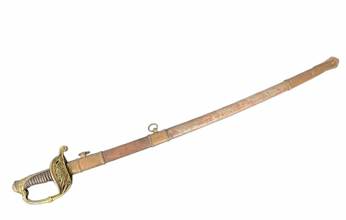 Antique 19th century Military officers sword (1 of 5)