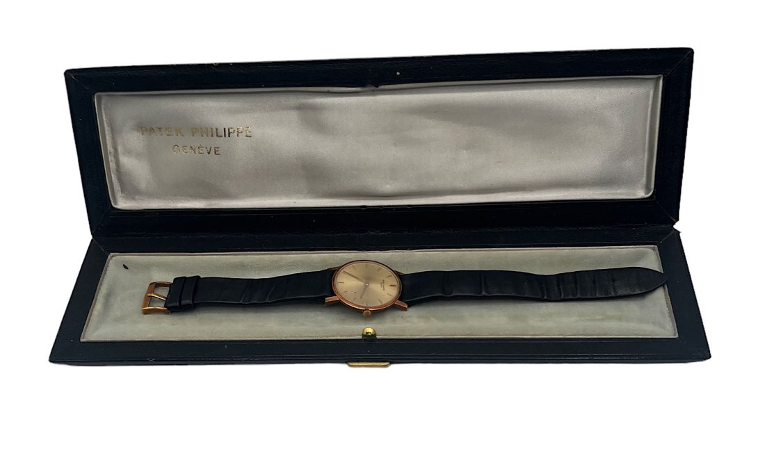 VINTAGE Patek Philippe Calatrava 3470 18K SOLID GOLD WRIST WATCH 30MM With Box (1 of 11)