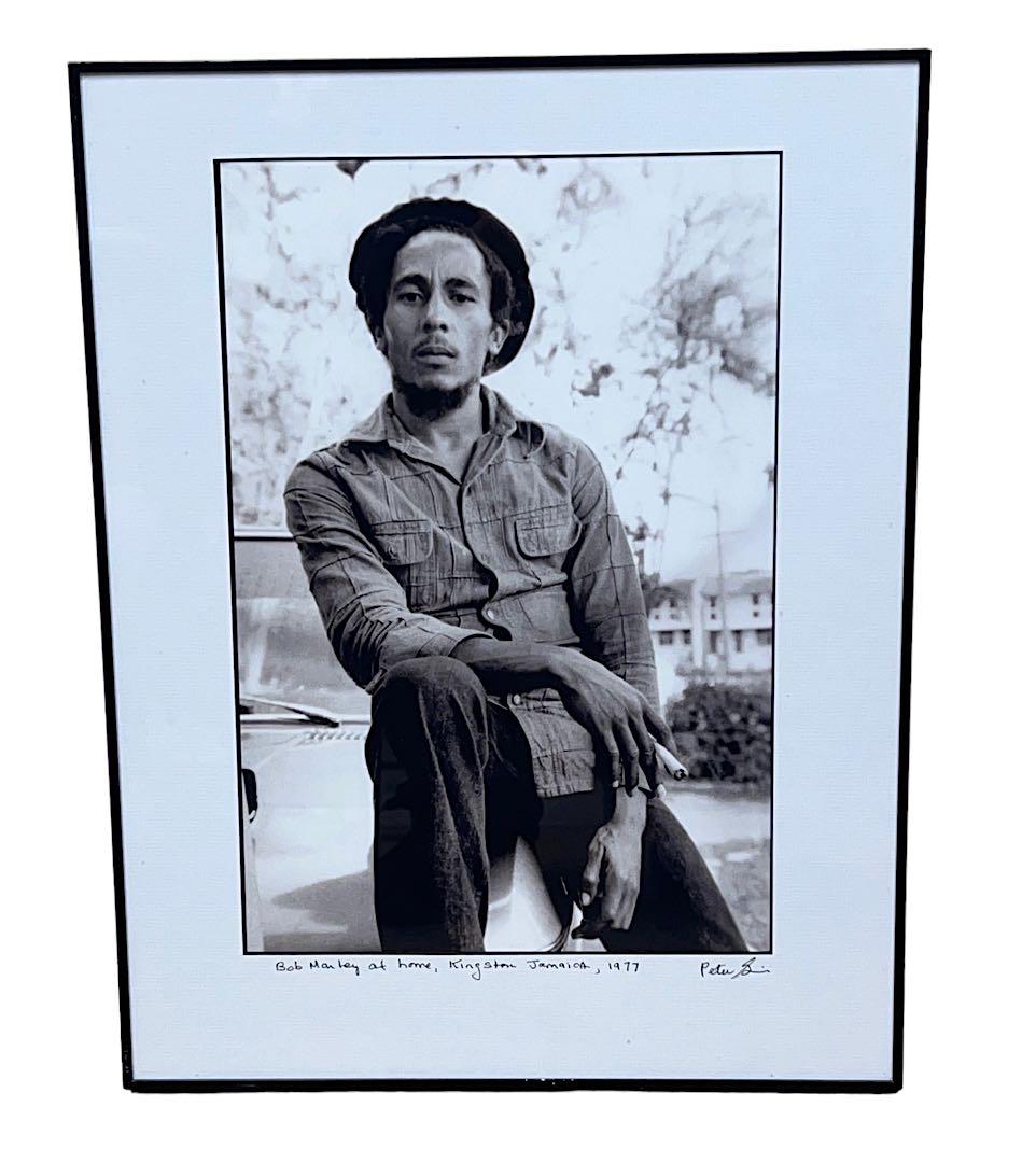 PETER SIMON PHOTOGRAPH BOB MARLEY AT HOME KINGSTON JAMAICA 1977 (1 of 5)