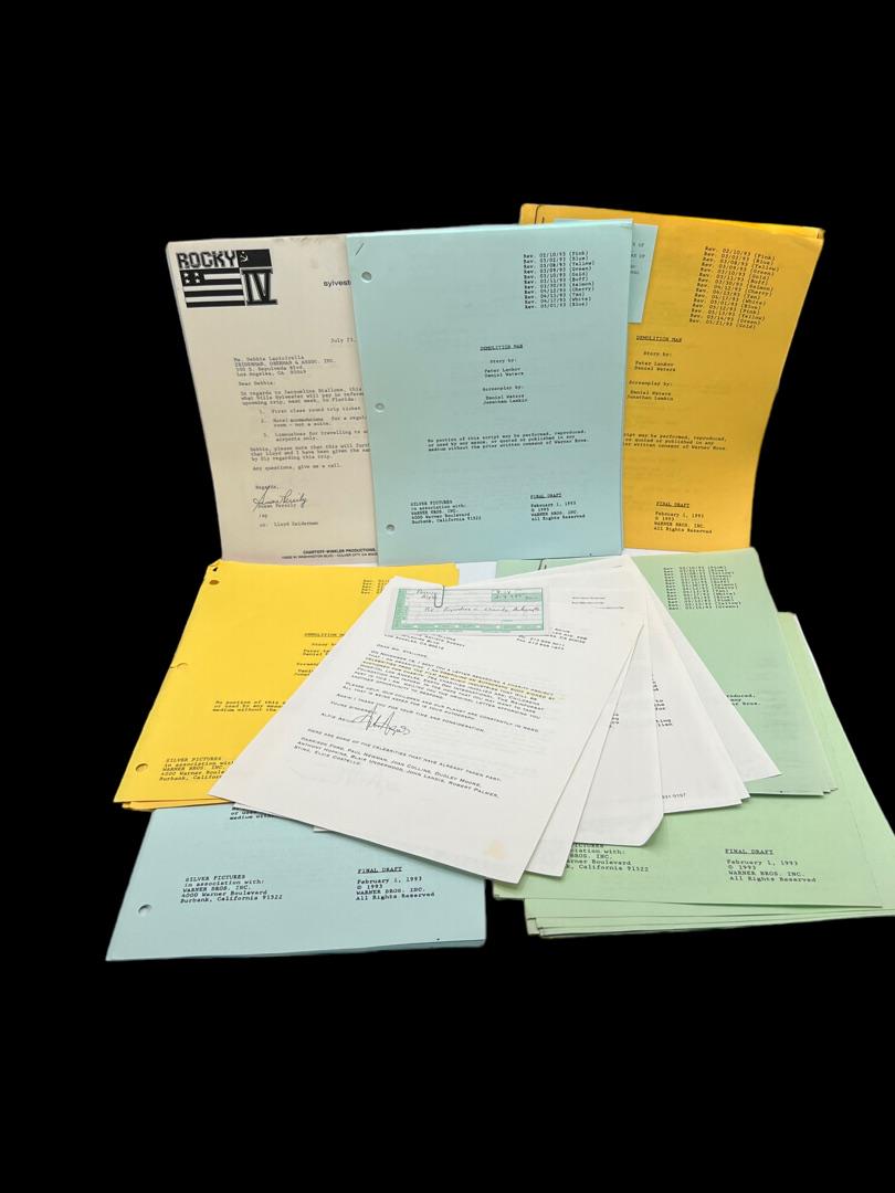Various letters invitations to Sylvester Stallone: Various letters invitations to Sylvester Stallone
