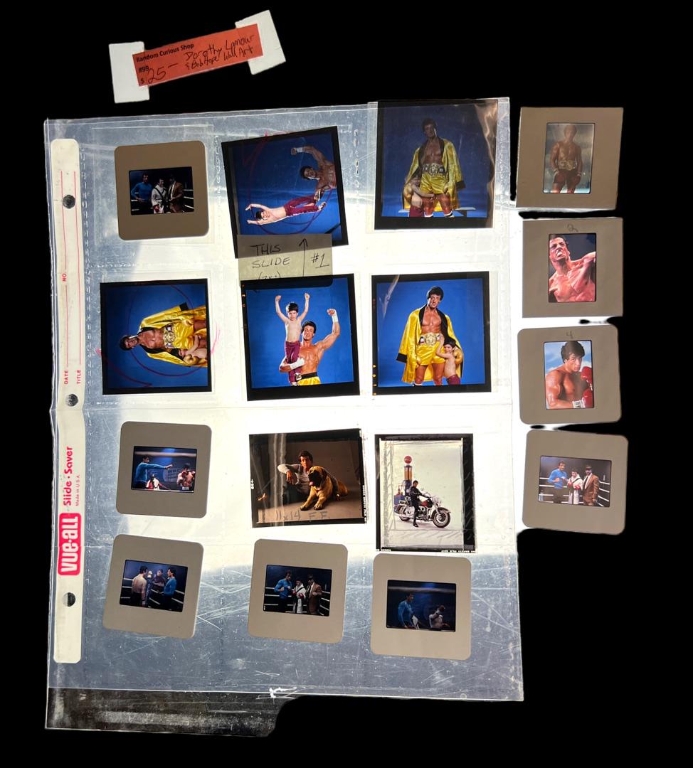 Various Sylvester Stallone photo negative and slides from movie: Various Sylvester Stallone photo negative and slides