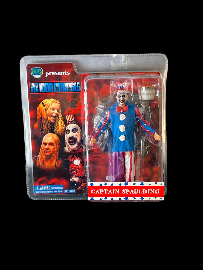 Captain Spaulding action figure house of 1000 corpses 8" Horror Sid Haig: Captain Spaulding action figure house of 1000 corpses 8" Horror Sid Haig