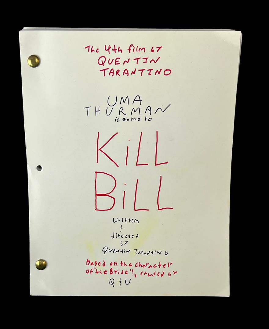 Kill Bill movie script Quentin Tarantino copy (1 of 11)