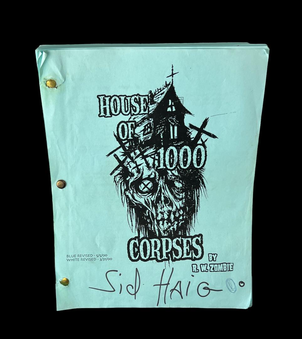 House of thousand corpses movie script, Rob Zombie (1 of 4)