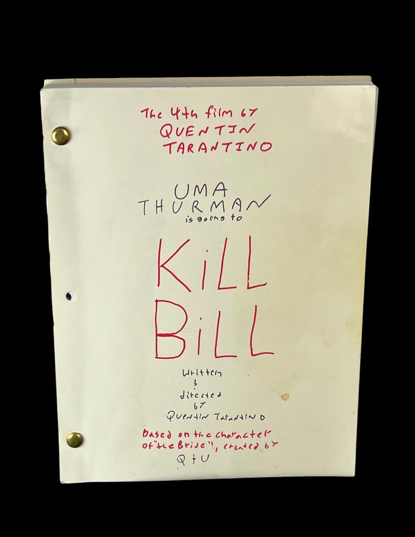 Kill Bill movie script, Quentin Tarantino copy (1 of 3)