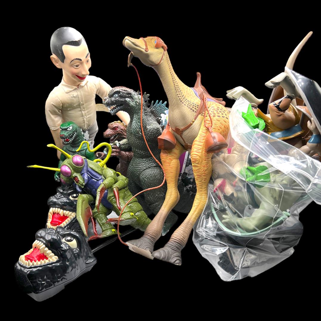 Star Wars Godzilla Pee-we Herman action figure large lot collection (1 of 11)