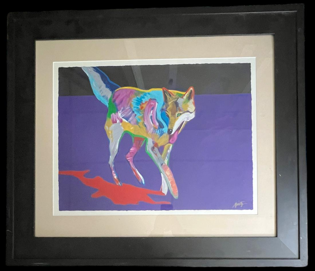 John Nieto Wolf on the Prowl by signed numbered HL 13/25 Serigraph (1 of 5)