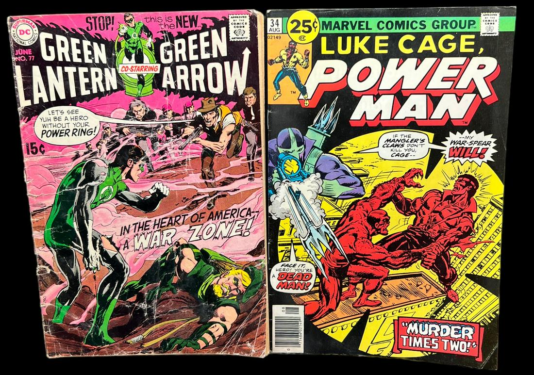Green Lantern 77 Luke Cage PowerMan, 34 comic book lock (1 of 5)