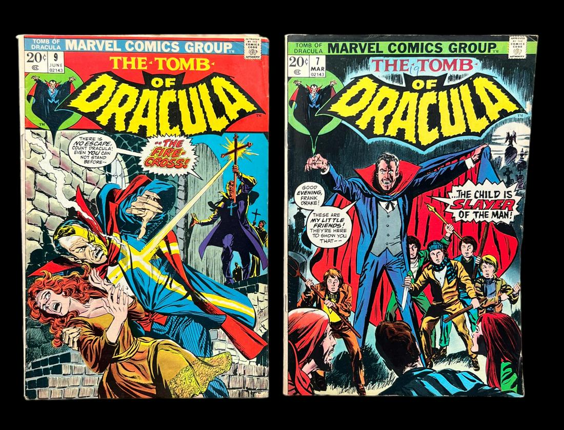 The tomb of Dracula, 7 9 vintage comic book lot (1 of 1)