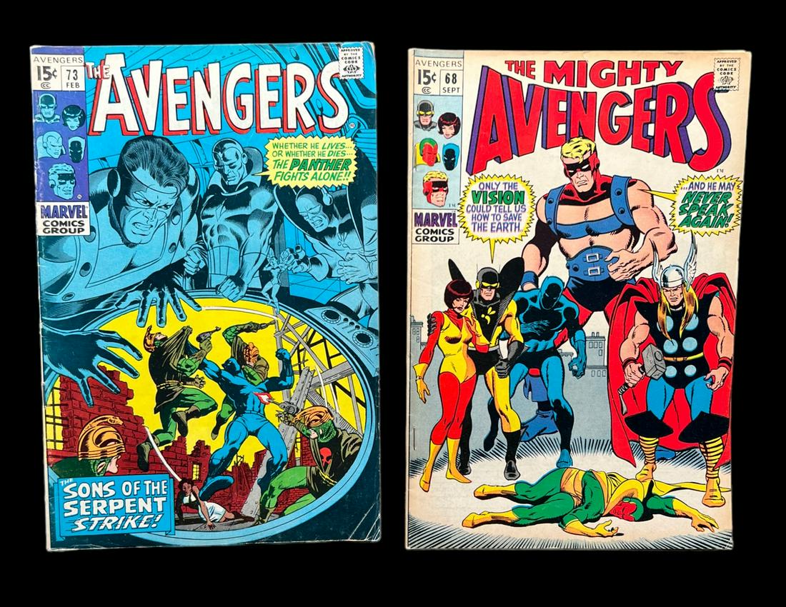 The avengers 7368 vintage marvel, comic book lot (1 of 1)
