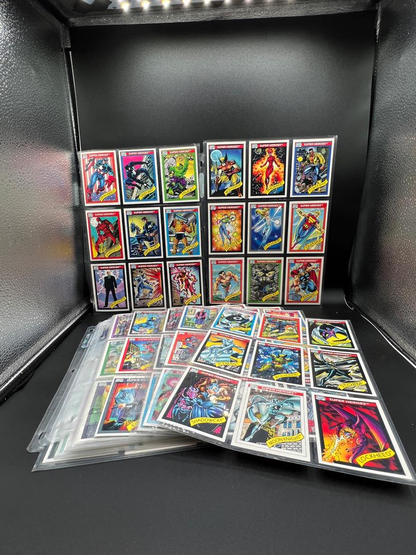 Marvel trading comic card collection, 162 card lot (1 of 5)