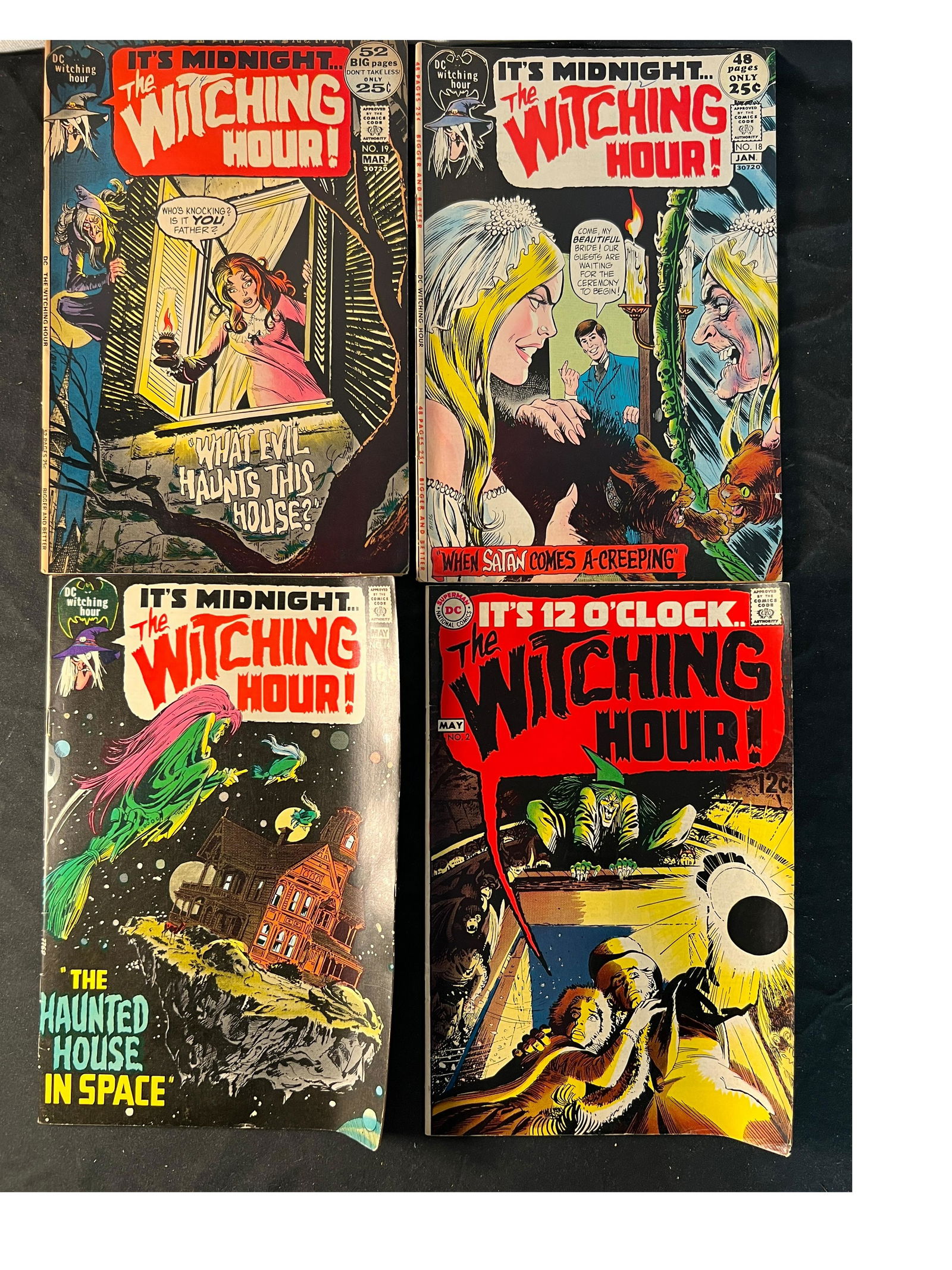 Vintage comic book collection Lot the witching hour 19, 18, 2, 14 (1 of 3)