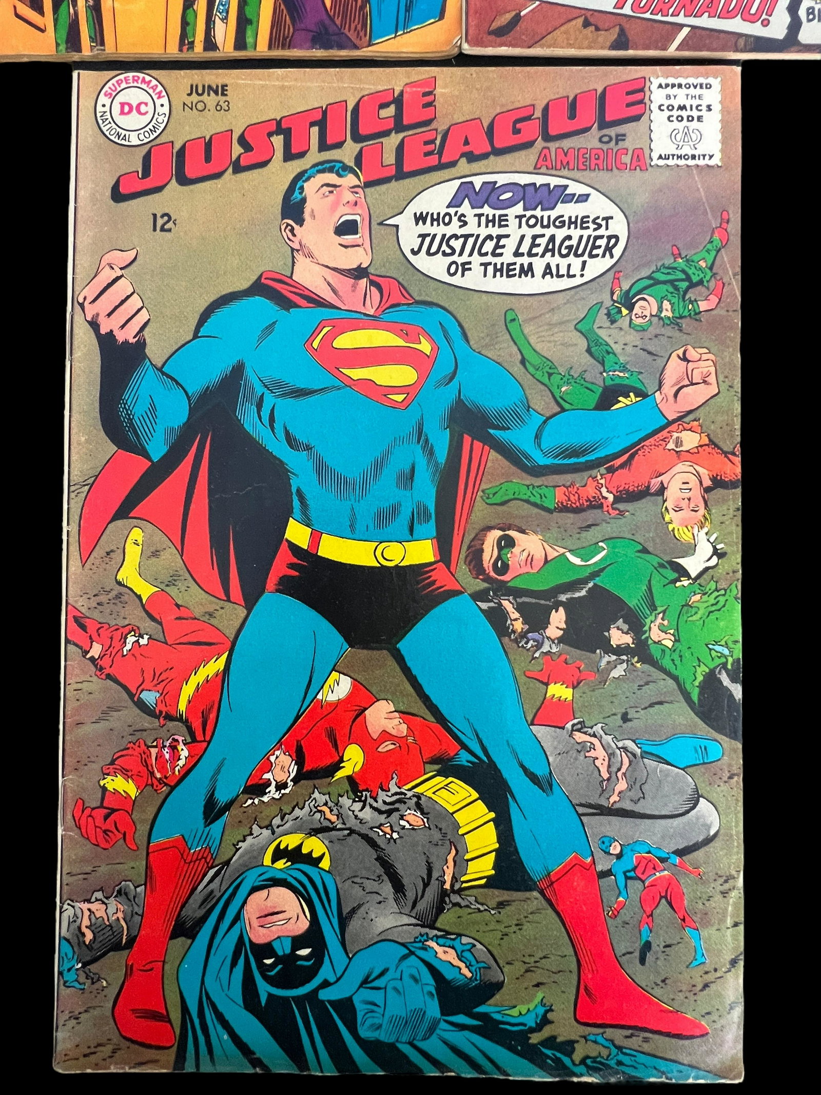 Vintage comic book collection lot JUSTICE LEAGUE OF AMERICA, 63, 64, 65 (1 of 4)