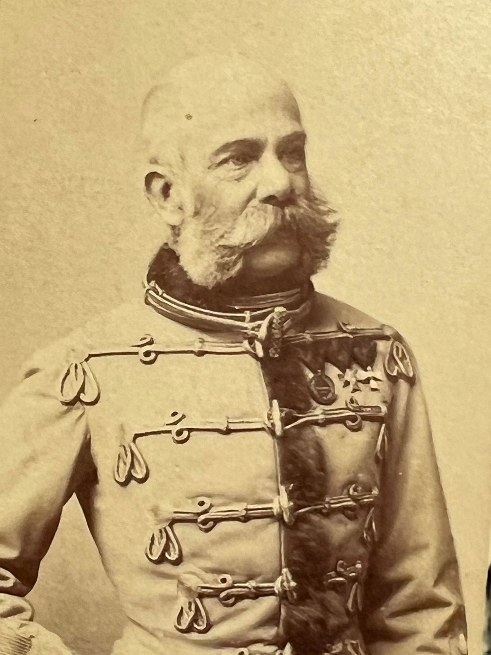 Kaiser Franz Joseph I Carte De Visite Photo Printed by Wesenberg Russia (1 of 2)