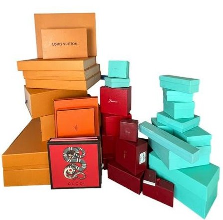 Designer Box Colllection Lot Louis Vuitton Tiffany & Co Empty Boxes (1 of 10)