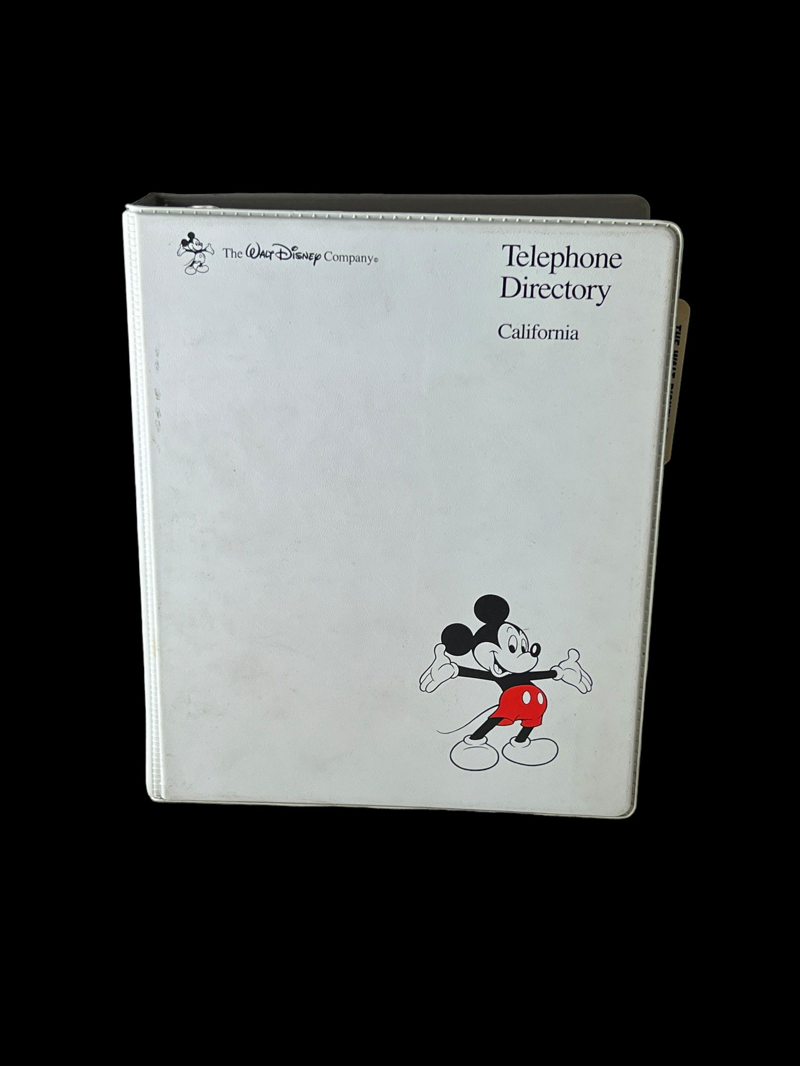 Walt Disney California telephone directory book (1 of 3)