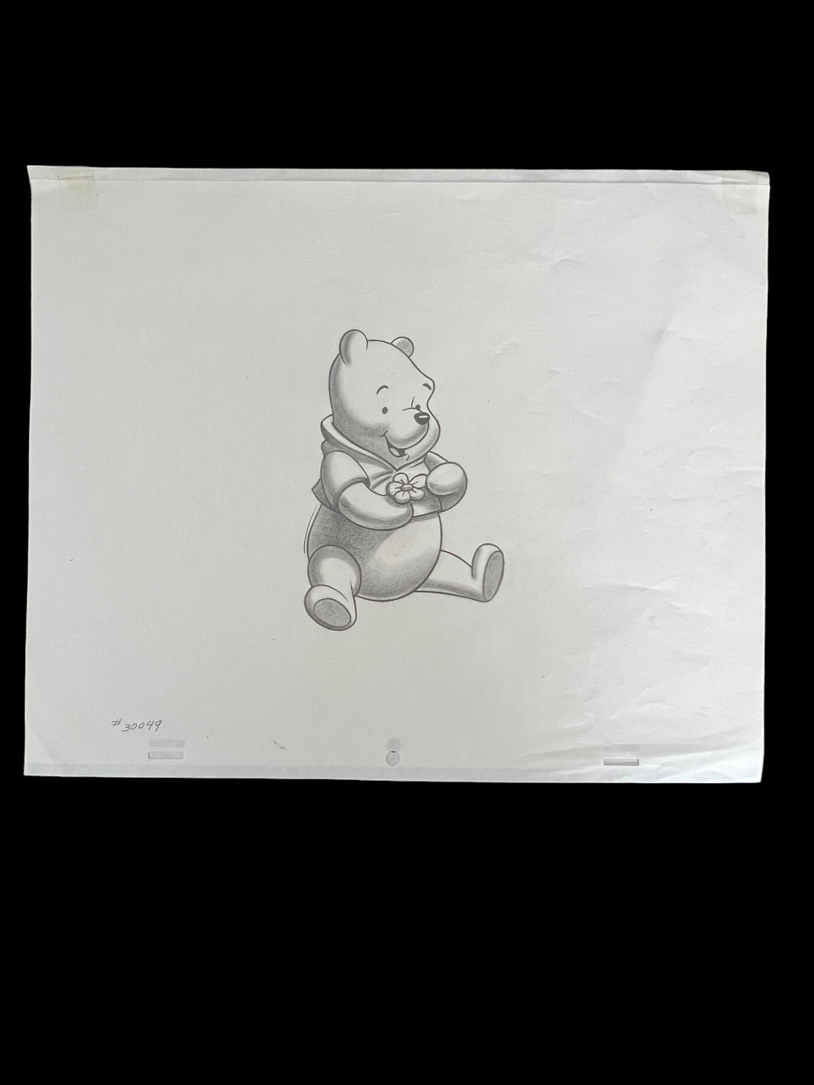 Original Disney Winnie the Pooh Bear animation pencil drawing production sketch (1 of 5)