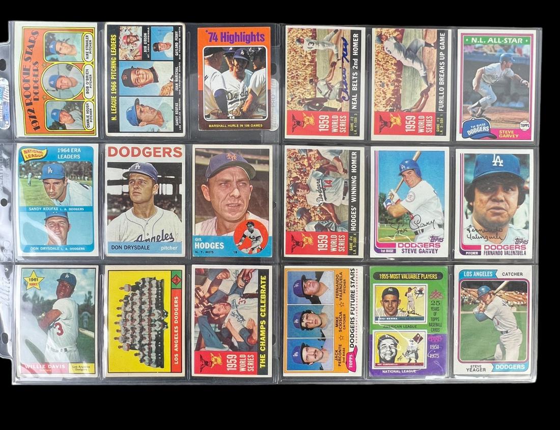 Vintage baseball card collection lot (1 of 8)