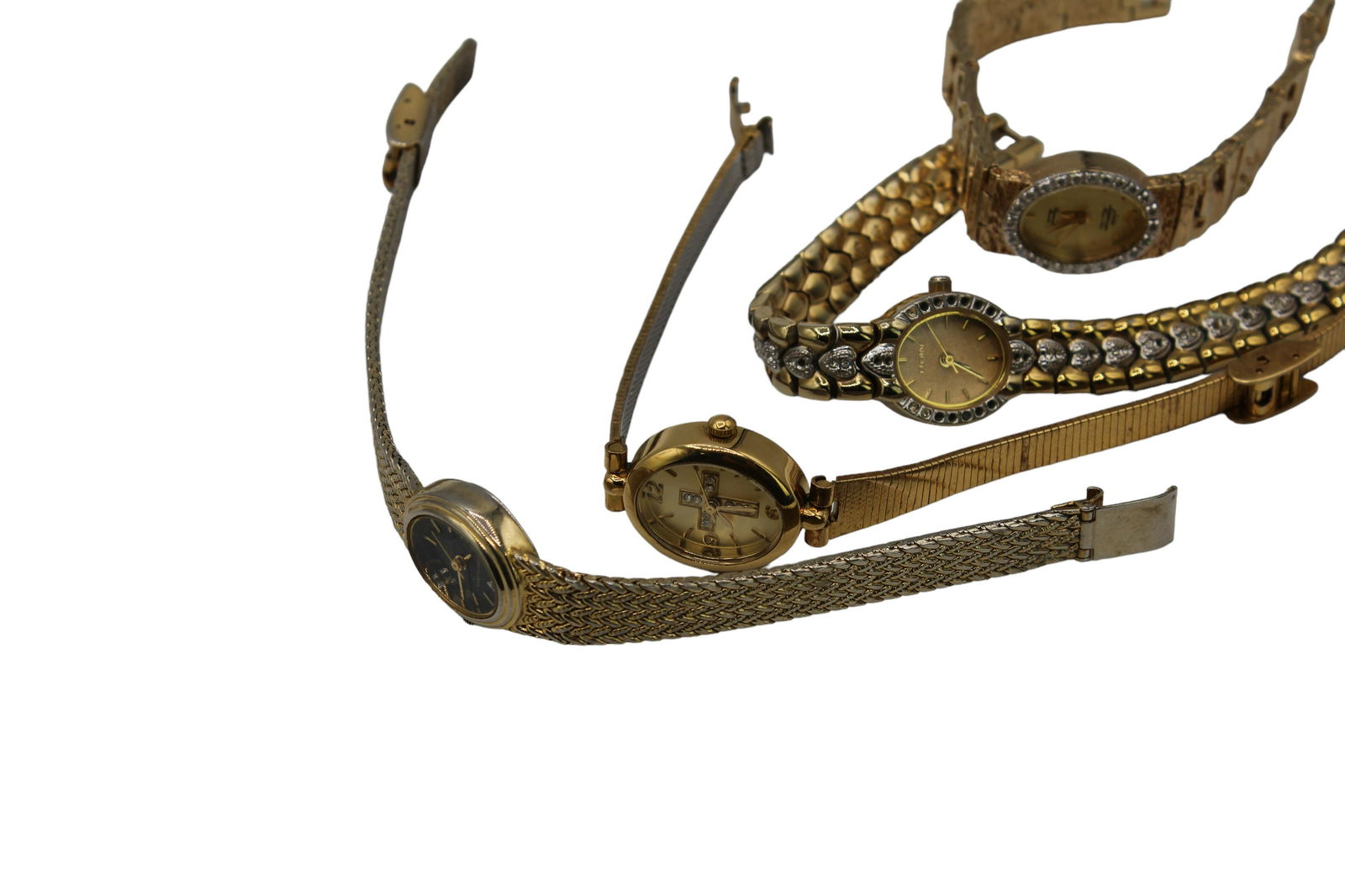 Vintage ladies watch lot Jules Jurgensen diamond 4 pieces (1 of 6)