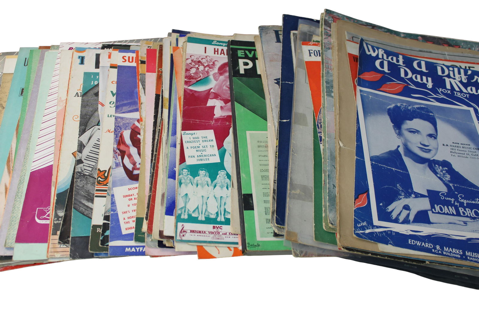 Vintage antique sheet music collection lot 100+ pieces (1 of 5)