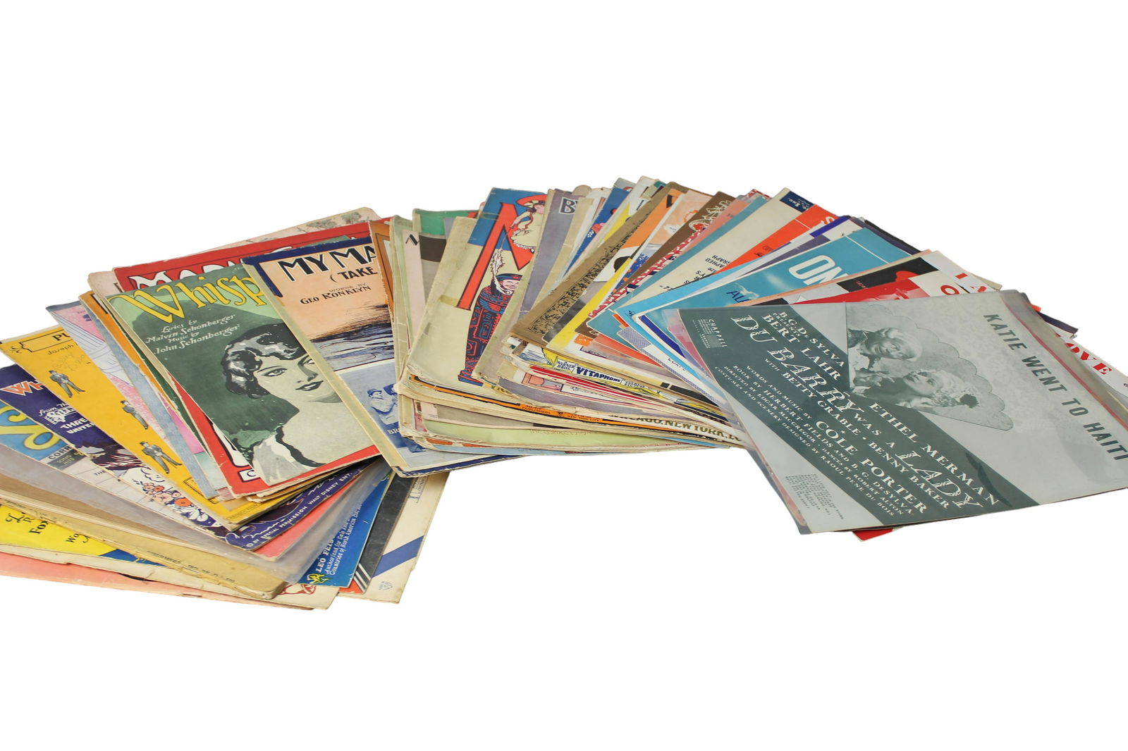 Vintage antique sheet music collection lot 100+ pieces (1 of 3)