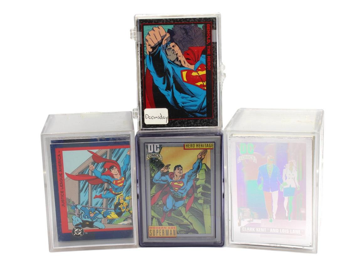 Vintage DC comics superman trading card collection lot (1 of 13)