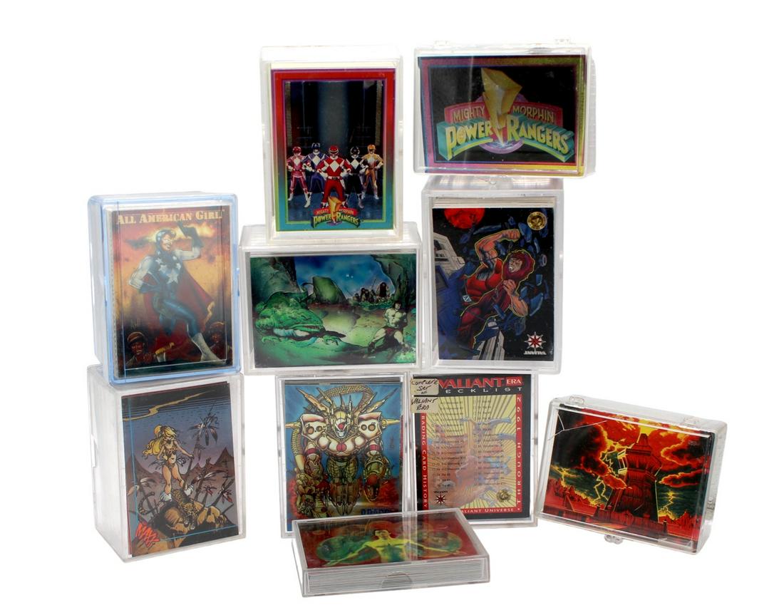 The creators universe wild storm the maxx Conan valiant power rangers trading card vintage lot (1 of 8)