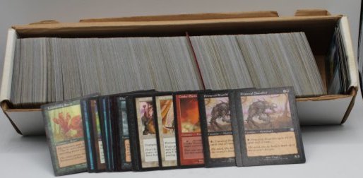 Magic the gathering vintage trading card collection lot year 1998 - 2001 (1 of 5)