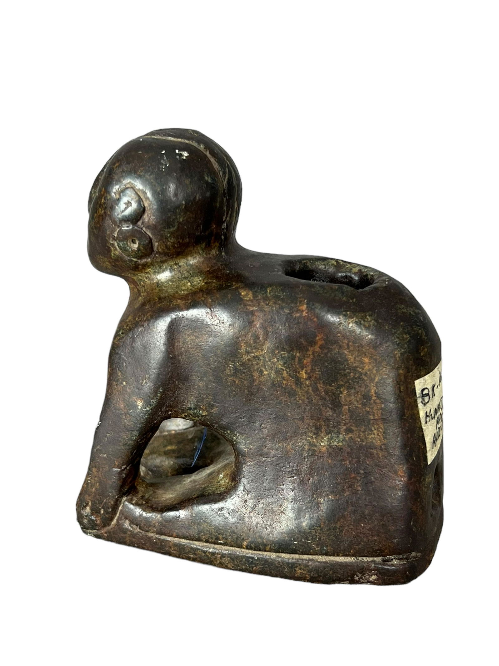 Native American Indian Effigy idol stone carving pipe (1 of 6)