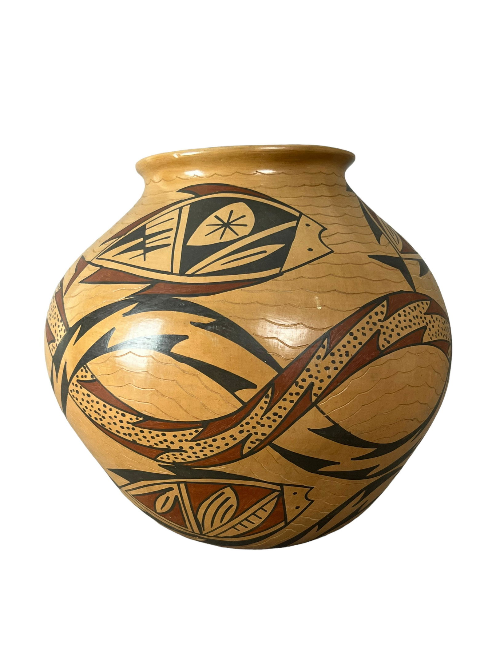 Efren Betancourt Native American pottery Clay pot vase (1 of 7)
