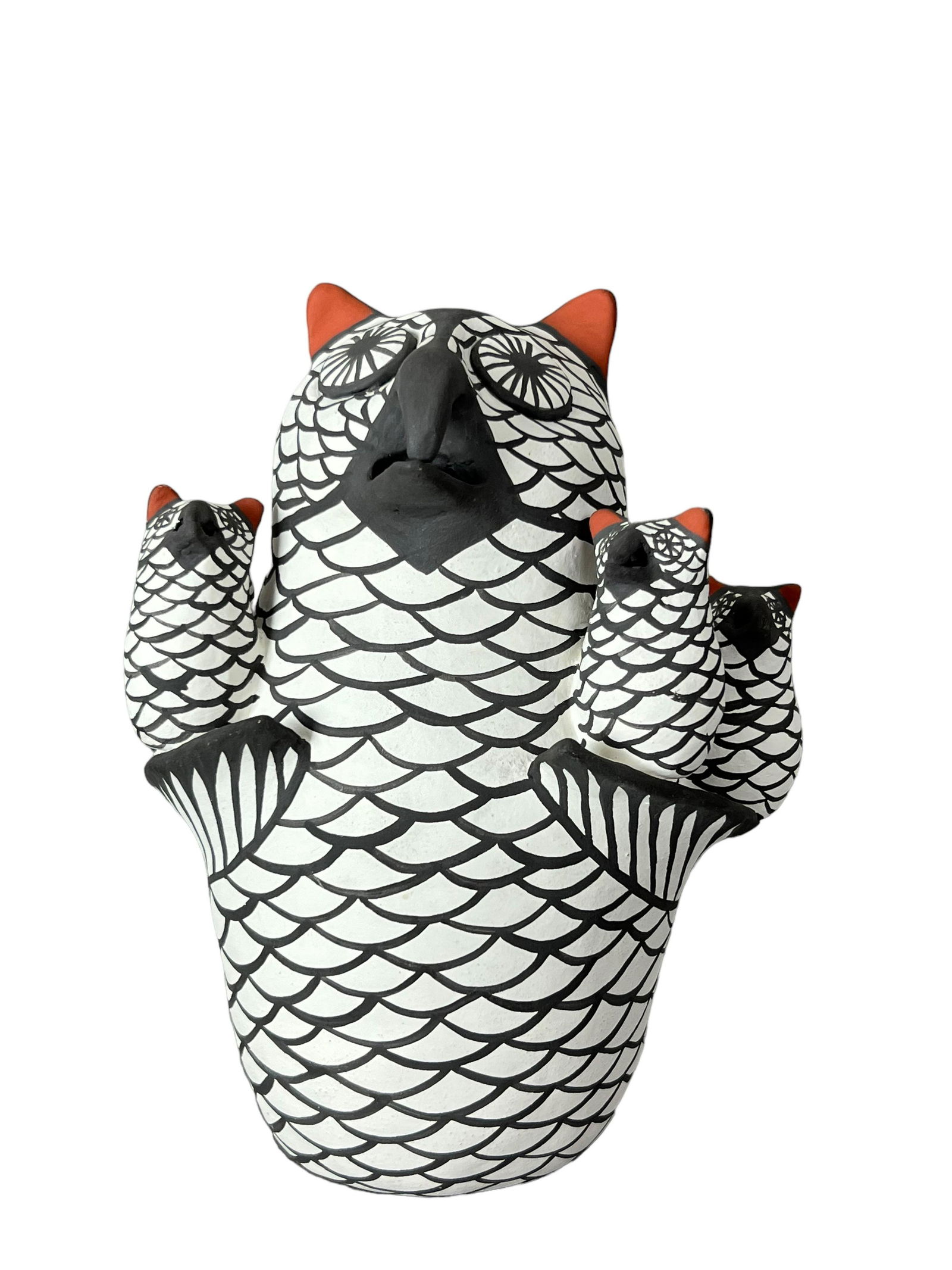 Anita Candelaria pottery Native American Indian Pottery polychrome owl (1 of 7)