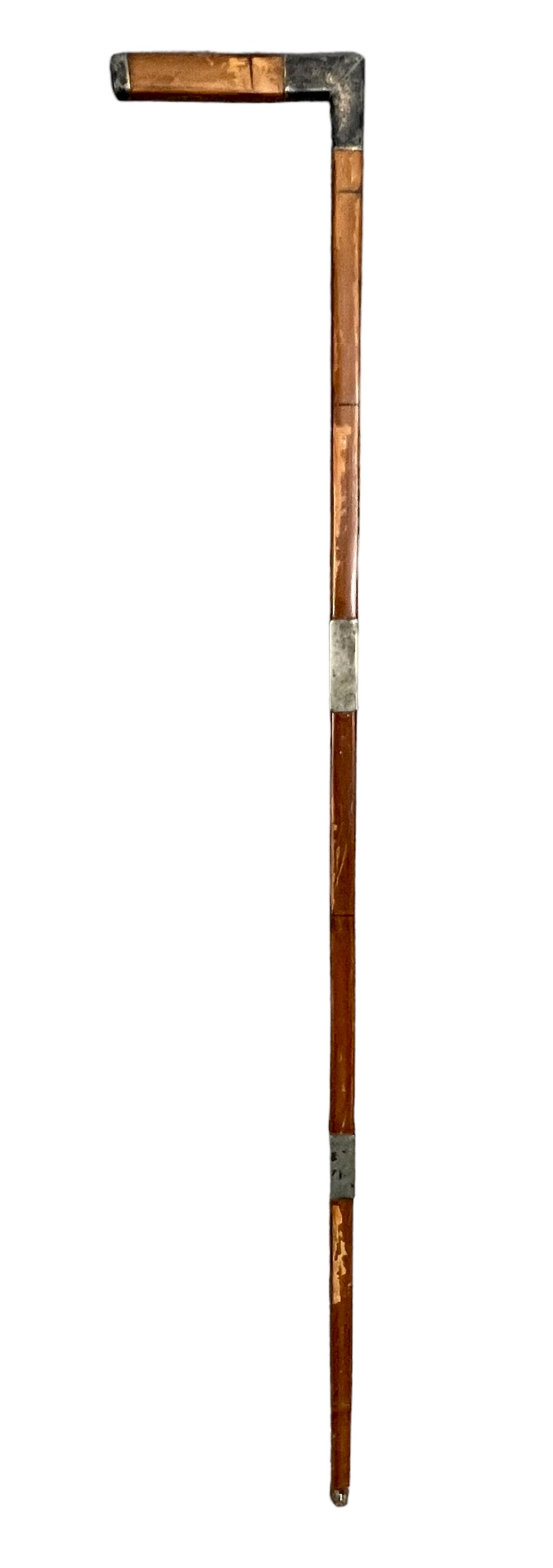 Antique vintage walking stick Cane with Sterling Silver (1 of 9)