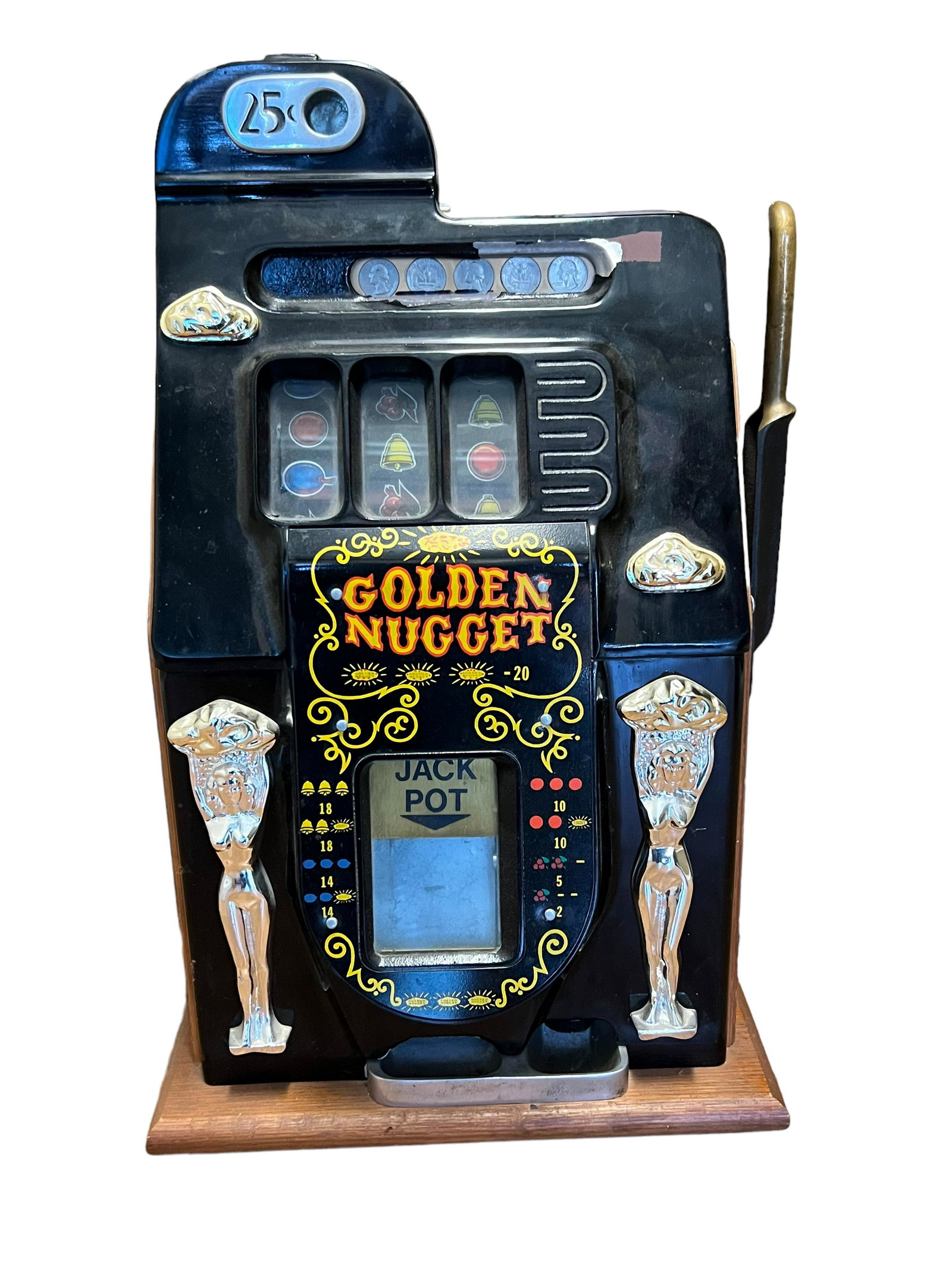 Vintage golden nugget slot machine (1 of 15)