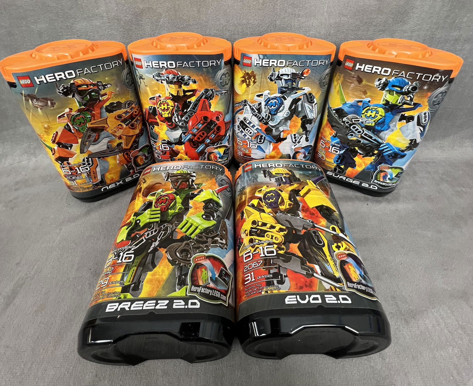 Vintage sealed Lego collection box lot hero factory (1 of 6)