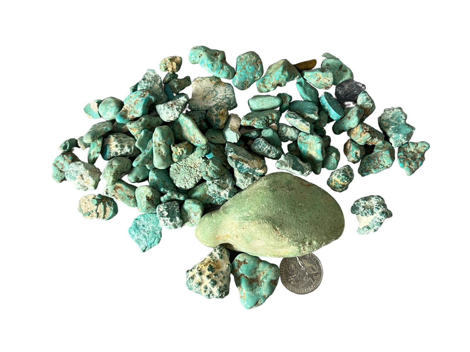 Vintage old turquoise stone loose collection jeweler dealer Collection lot (1 of 3)