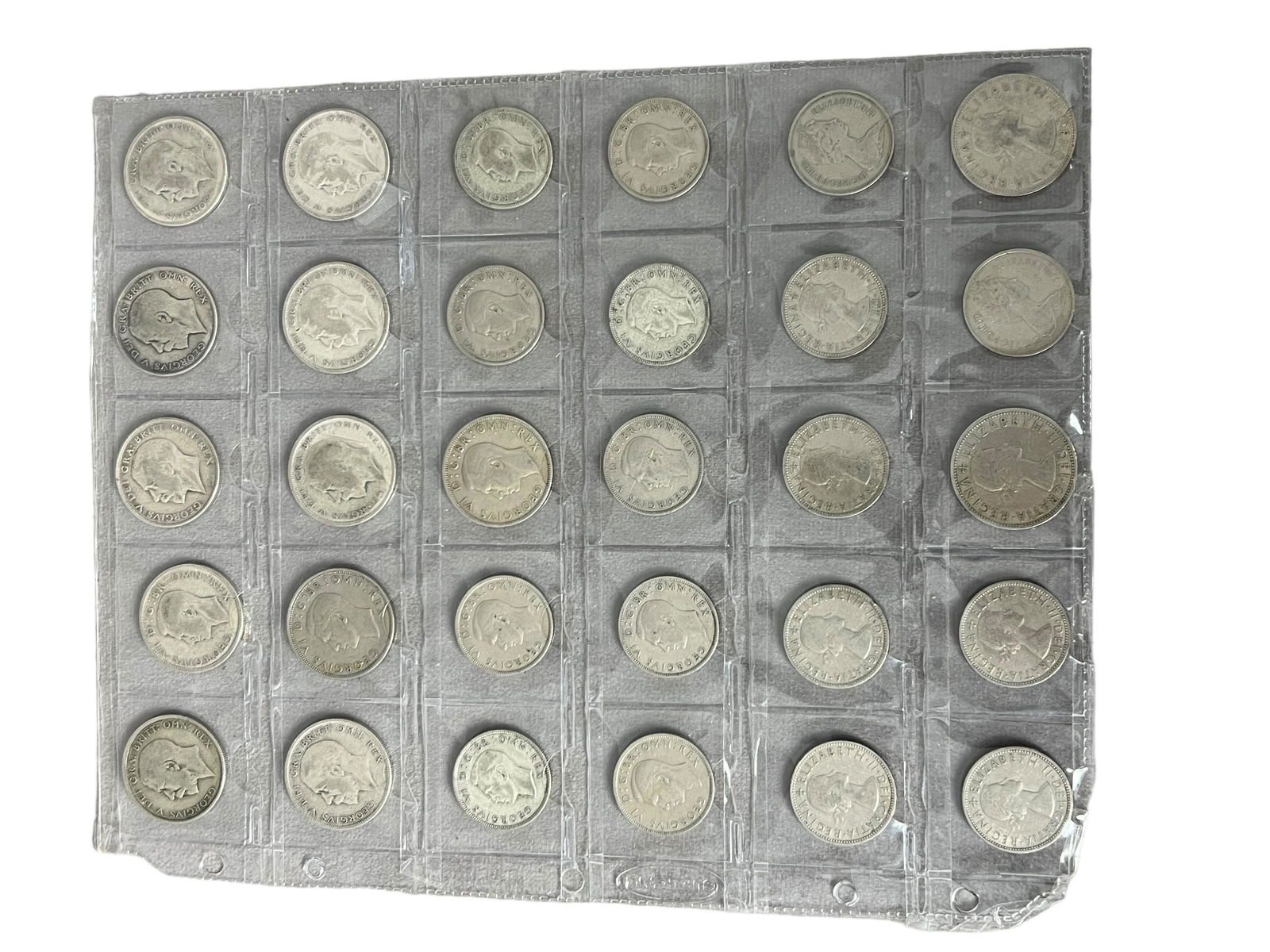 British great Britain silver coin collection lot (1 of 8)