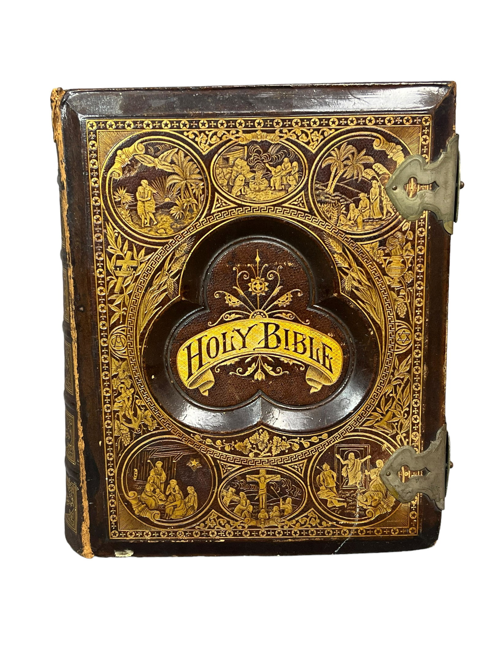 Antique 1881 holy Bible book (1 of 8)