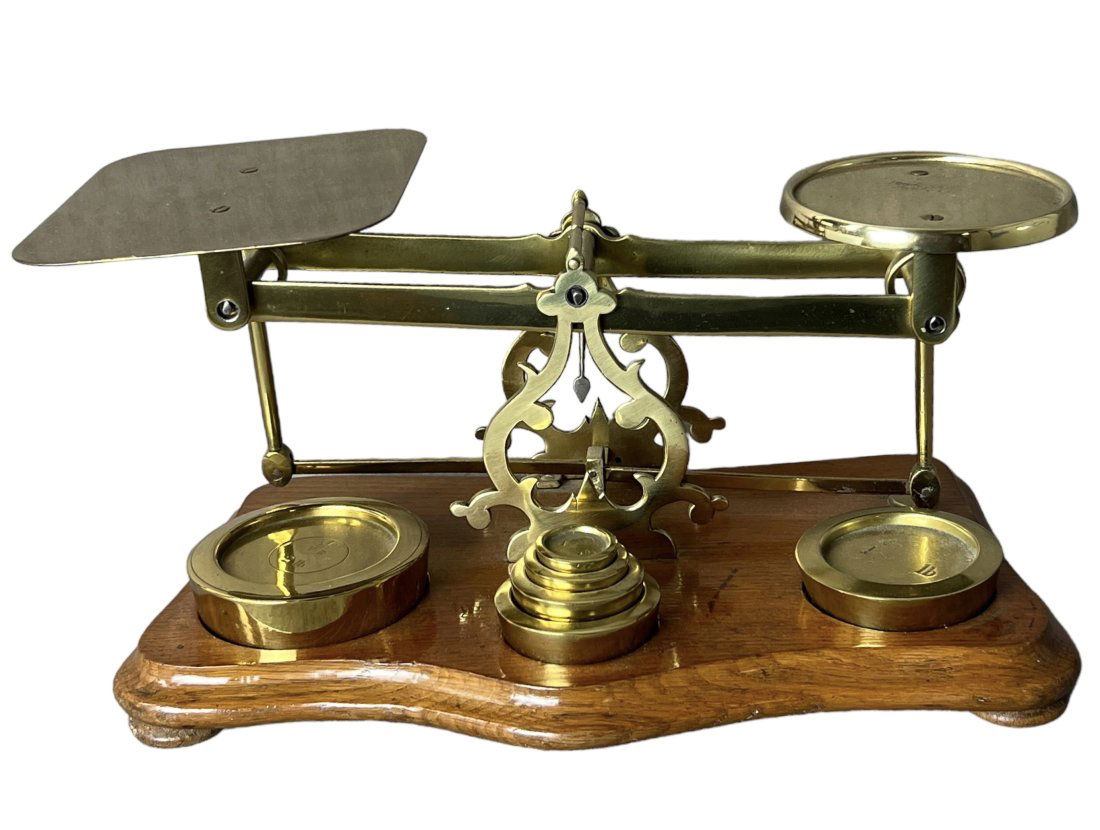 Vintage brass scale (1 of 8)