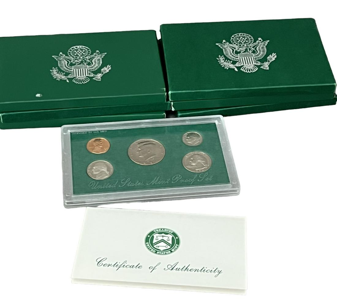 United States mint proof set coin collection lot 1994, 96, 95, 96, 96, 94, 96 (1 of 5)
