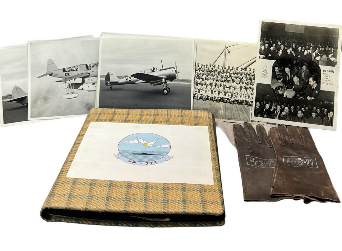 United States Navy aviation pilot photo document collection Lieutenant Carl S Whitman USNR (1 of 20)