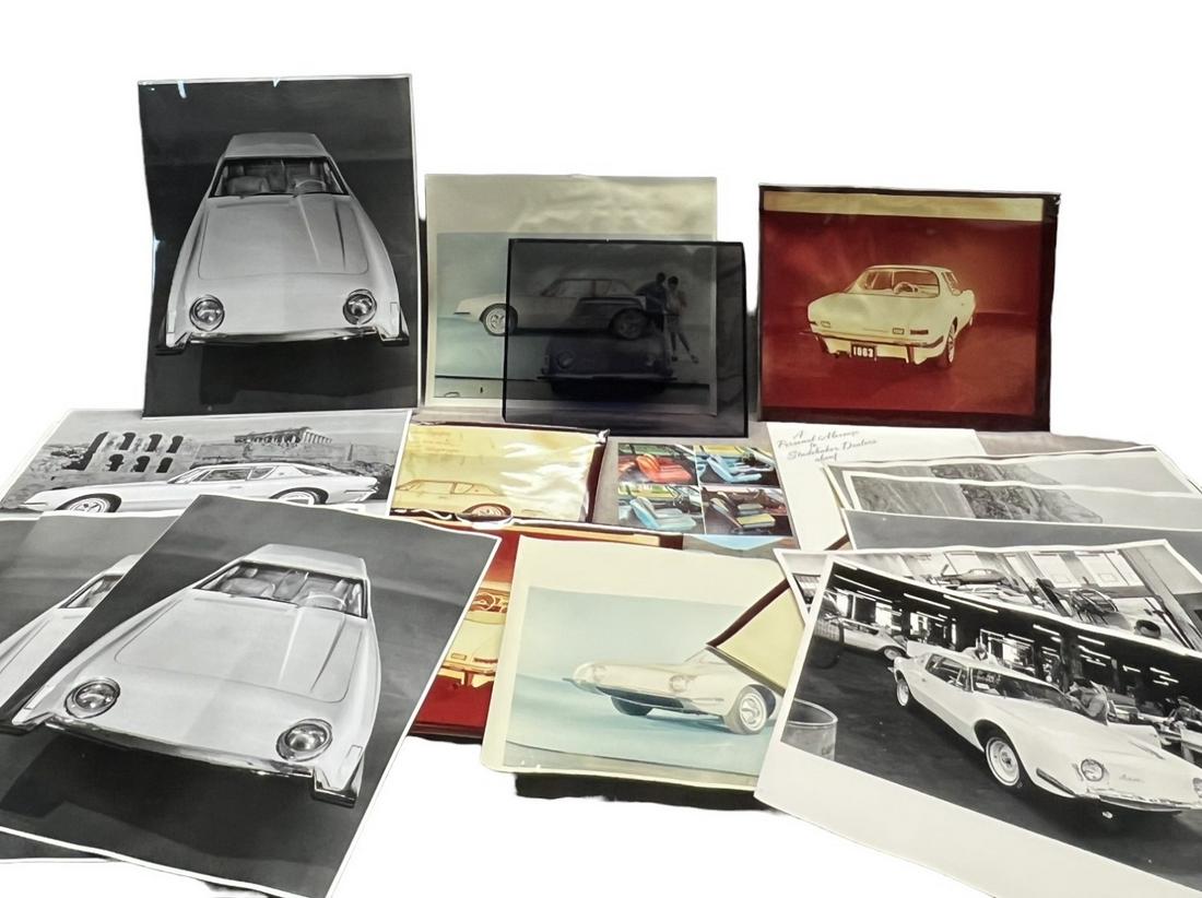 Vintage Studebaker Avanti car production advertisement photo collection lot (1 of 14)