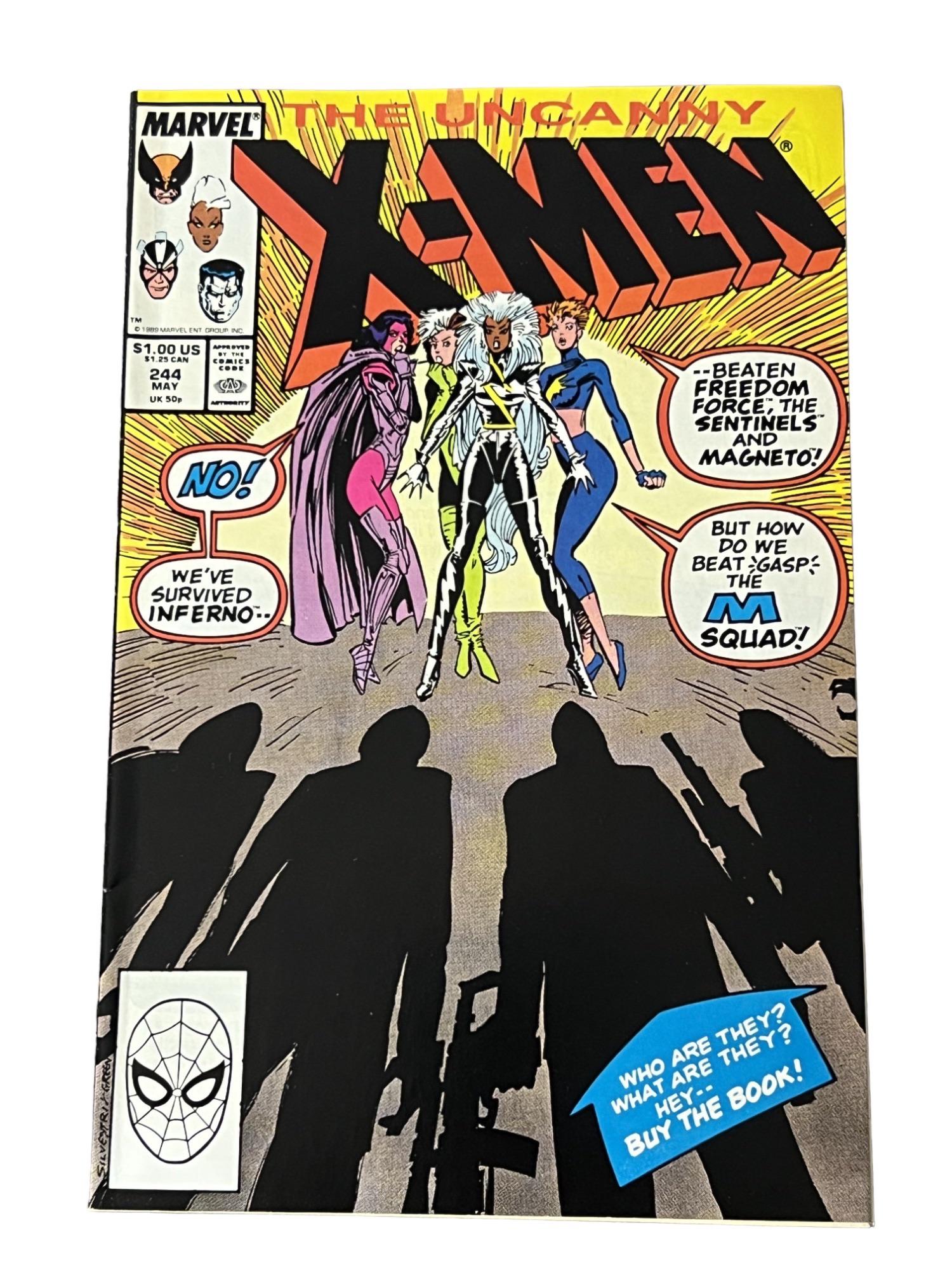 X-Men 244 marvel comic book first appearance of jubilee Claremont: X-Men 244 marvel comic book first appearance of jubilee Claremont