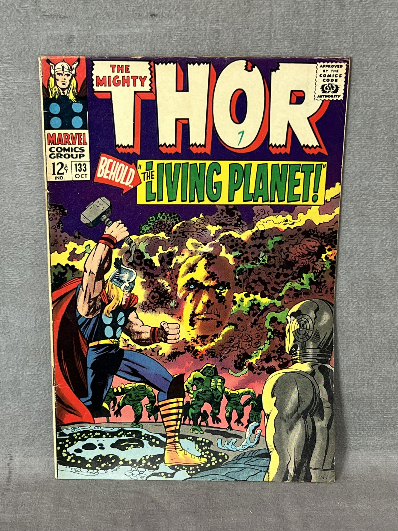 The mighty THOR #133 MARVEL COMIC 1966 1ST FULL APPEARANCE OF EGO THE LIVING PLANET (1 of 2)